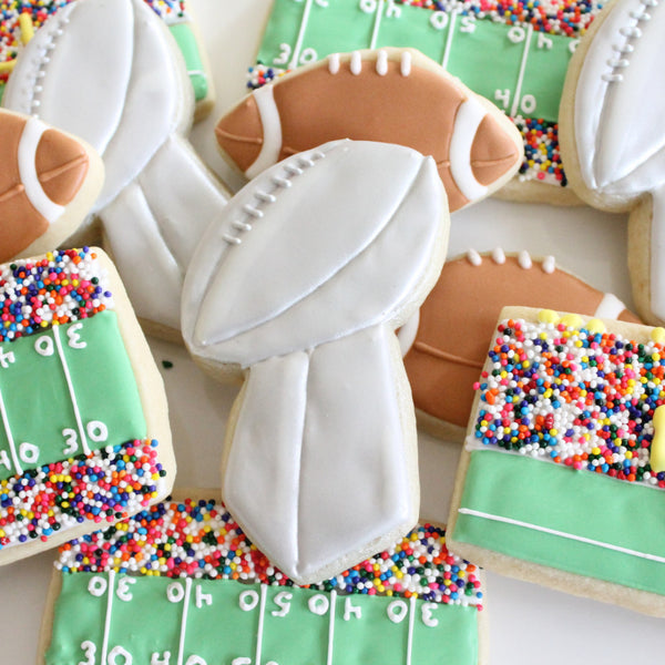 Superbowl/Football Cookies