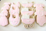 Pink Baby Shower Set