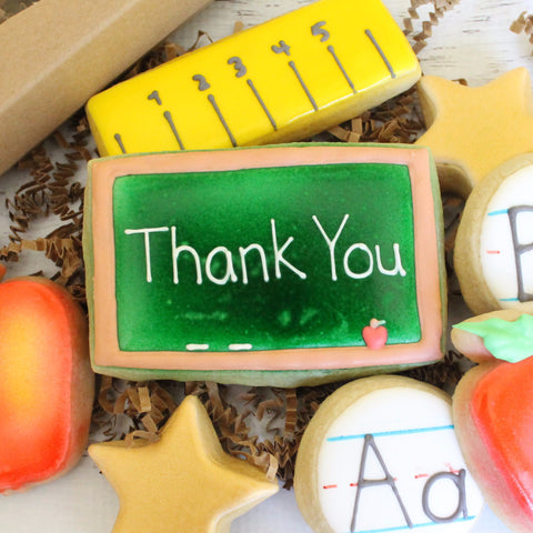 Personalized Chalkboard Cookies